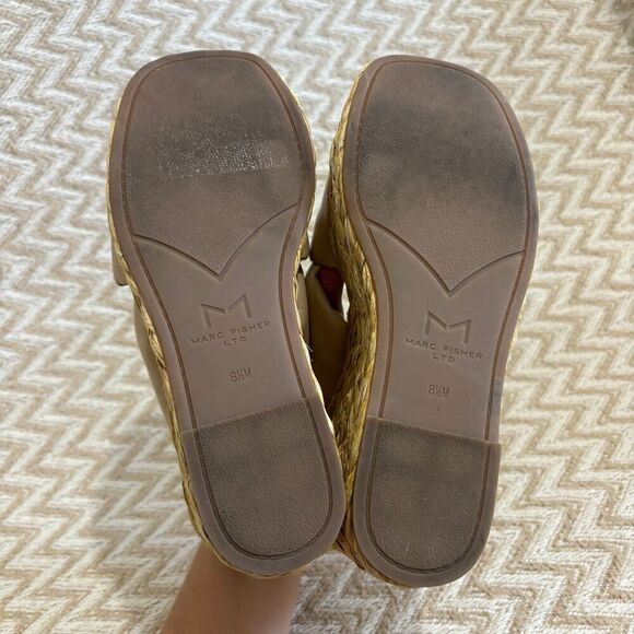 Marc Fisher Navina Puffy Twist Wedge Sandals - Picture 7 of 7